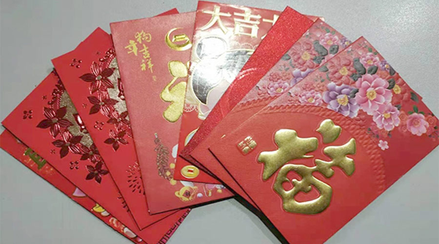 開工好彩頭！金環(huán)電器銷售部為員工派發(fā)開工紅包！