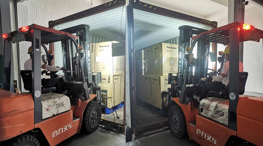 趕進(jìn)度加油干！ 迅速完成松下客戶的衣物烘干機(jī)出貨